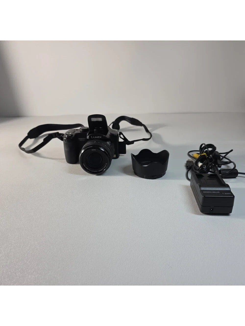 Panasonic LUMIX DMC-FZ50 10.1MP Digital Camera W/ Charger, Hood & Cords
